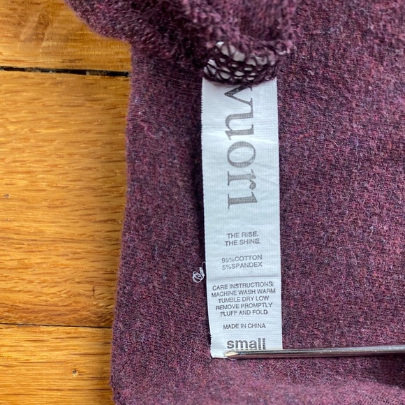 Vuori Womens daydream crew neck sweater Plum Purple Size Small - Picture 10 of 10